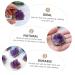 MUCKLILY Purple Ornament 2pcs Amethyst Cluster Chips Natural Crystal Decoration Natural Crystal Ornament Various Ornaments - Buy Online on GoSupps.com