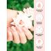 Kalolary 22PCS Full Wraps Nail Polish Stickers Self-Adhesive Nail Strips with 1PCS Nail File Gel Nail Art Wrap Stickers Decals for Women Girls (Apricot pink) - Buy Online on GoSupps.com