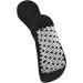 Falari Anti-Slip Diabetic Cotton Socks | Non-Skid Grip for Home & Hospital | 3-Pack | Black | Men Women | Size 10-13 - Buy Online on GoSupps.com