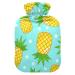 Hot water bottles with cover pineapple hot water bag for pain relief warming hands hand foot warmer 2 liters