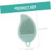 Healifty Shampoo Massage Brush Set - Scalp Massager, Body Scrubber, Face Brush for Kids & Newborns - 6 Pcs - Buy Online on GoSupps.com