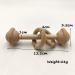 Arakierst Beech Wood Ring Rattle Teether - Montessori Educational Toy - Buy Online on GoSupps.com