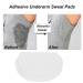 HOME-X Large Adhesive Underarm Sweat Pads - 15 Pairs, Disposable & Absorbent | Armpit Sweat Protectors for Women and Men | 4L x 4W, White - Buy Online on GoSupps.com