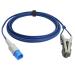 Sino-k Compatible Philips Vet Spo2 Sensor Animal Ear Tongue Clip 9.8 ft 8 Pins Connector FDA/CE Approved