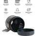 Smartshake WHEY2GO Funnel 110 ml (Pack of 1) - Black | Premium Protein Shaker for Smooth Mixing & Easy Use - International Shipping Available - Buy Online on GoSupps.com