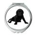Mirror Compact Mirror Isolated Labrador Dog Animal Purebred Dog Puppy Pocket Mirror portable mirror