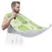 Frog Dragonfly Beard Bib Apron Beard Bib Hair Catcher for Men Shaving and Trimming Non-Stick Waterproof Beard Cape Grooming Cloth with 2 Suction Cups Gifts for Men