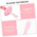 Gatuida Toddler Toothbrush Accessories - Baby Suit & Cleaning Brush - Pink 1 Pack - Ideal for Children & Travel - Buy Online on GoSupps.com