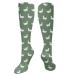 Pekin duck White duck Domesticated duck farm bird farm animals green compression socks for women and men circulation 15-20 mmHg is the best support for sporty running cycling