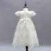 Leideur Baby Long Christening Gown | White Baptism Dress for Girls 12-18 Months - Buy Online on GoSupps.com
