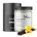 Luxury Scented Candle Gift - 220g Soy Wax with Madagascan Vanilla Jasmine & Sugared Almond. Scented Candles Gifts for Women