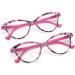 Lanlang 2-Pack Blue Light Filter Reading Glasses for Women - Anti-Eyestrain & Anti-UV - 0-4.0 Diopters L-L014 Gray Violet 2.5 Diopters - Buy Online on GoSupps.com