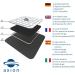 12 Set Electrodes 10x5 cm for TENS & EMS Devices | Reusable Adhesive Pads | Compatible with Sanitas SEM 40.41 & Beurer EM 40.41 | Cert. Medical Device Axion - Buy Online on GoSupps.com