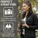 BlueCabi Neoprene Neck Shoulder Strap for Cameras and Binoculars - Comfortable & Adjustable Men and Women - Anti Slip Lightweight Design - Black - Buy Online on GoSupps.com
