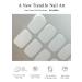 Buy Semi Cured Gel Nail Strips - Jelly White 20 PCS | Easy to Use Gel Nail Wraps for Salon Quality Nails | UV Light Required - Buy Online on GoSupps.com