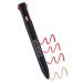 DAGEDA 4 in 1 Makeup Pen  Matte Lip Liner Pencil High Pigment Lipstick & Eyeliner Pencil 4 Colors  Long-Lasting Lip Pencil Smooth Lip Liner Pen Waterproof Lip Color For Women Lip Makeup Black-A