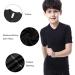 3 Pack Youth Boys Compression Shirts - Quick Dry Athletic Jerseys in White - Ideal for Football & Soccer - Buy Online on GoSupps.com