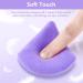 Start Makers 4PCs Velvet Triangle Powder Puffs - Soft & Reusable Makeup Sponge Puffs for Powder Foundation (Purple) - Buy Online on GoSupps.com