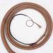 9ft 8 Plait Natural Tan Brown Leather Bullwhip | Indiana Jones Style Cowhide Whip - Buy Online on GoSupps.com