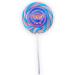 Bubble Gum XL Large Wheel Lollies - Swirl Lollipops - Party Favour - Sweets - Rock Candy 75g 4 Inch Diameter 9 Inch Length (X 1) - Buy Online on GoSupps.com