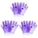 POPETPOP Pebble Slippers 3 Pairs Hand Wax Set Foot Wax Set Nail Art Gel Manicure Gloves Nourishing Cover Clear Gloves Moisturizing Gel Gloves Paraffin Wax Cover Simple Heating Display Card