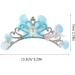 PATKAW Mermaid Crown Hair Comb: Sea Princess Tiara Hair Comb - Ocean Themed Tiaras and Crown Headpiece for Women Girls Mermaid Birthday Party Decorations - Buy Online on GoSupps.com