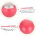 Magiclulu 2-in-1 Hand & Foot Massage Ball - Cold Roller Body Massager for Home & Fitness - Ice Cream Free Steel Pink - Buy Online on GoSupps.com