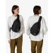 Waterfly Adjustable Sling Rucksack Backpack for Men & Women - Black Shoulder Bag for Hiking & Travel - Buy Online on GoSupps.com