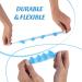 Mroobest Toe separator Toe spacers Gel Toe Separators Bunion Correctors Toe Spacers Toe Straightener Toe Stretcher Big Toe Correctors Toe Separator 4 Count (Blue) blue-1 One Size - Buy Online on GoSupps.com