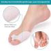 Toe Spreader Hallux - Silicone Foot Care Soft Elastic Lycra for Pain Relief & Toe Protection - Buy Online on GoSupps.com