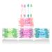 Buy 5 Packs of 100PCS Professional Double Head Eyeshadow Brushes - Multicolor Disposable Makeup Tools (Blue) - Fast International Shipping - Buy Online on GoSupps.com