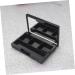 Ipetboom 4pcs Box Eyeshadow Matchbox Eye Shadow Empty Eye Shadow Pallet Eye Shadow Box Makeup Palette Mirror 4.5X7.2CM Black 2 - Buy Online on GoSupps.com