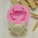 Ecosway animals crab & wal 3D silicone shape manual work soap aromatherapy facility article clay diy production mold chocolate jelly fondant cake decoration baking tool color random