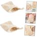 Baluue 4pcs Handmade Soap Bag Small Mesh Soap Bag Shower Foaming Loofah Cotton Linen White - Buy Online on GoSupps.com