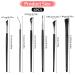 Premium 6-Piece Eyeliner Brush Set - Fine Point Precision Brow & Concealer Brushes for Professional Makeup | International Shipping Available - Buy Online on GoSupps.com