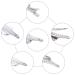PandaHall DIY Hair Bobby Pin Cabochon Findings Set - 30 Alligator Hair Clips with Blank Hairgrip Base Trays and Glass Cabochons for Hair Jewelry Making - Buy Online on GoSupps.com