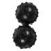 Partykindom 2nd double lacrosse ball trigger point massage ball muscle massage scroll ball black massage balls peanut ball peanut massage roller peanut massage ball ice hockey connected