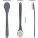17 Inch Shower Body Brush with Long Handle - Exfoliating Back Scrubber for Men and Women - Non-Slip Handle and Adhesive Hook Included (Grey) - Buy Online on GoSupps.com