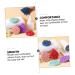 Silicone Shampoo Comb & Scrubber Massager | Scalp & Body Brush for Baby Shower | Dark Blue | 1pc - Buy Online on GoSupps.com