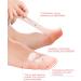 BLATOWN Silicone Toe Protectors - 8Pcs Gel Toe Covers for Pain Relief - Breathable Toe Pads - White - Fits High Heel Ballet Point Shoes - Buy Online on GoSupps.com