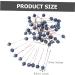 HOMSFOU 100pcs Simulation Blueberry Decoration Artificial Plants Flowers Artificial Berry Stem Embellishments for Crafting Fake Berry with Stem Fake Berry Twig Foam Christmas Small Fruit - Buy Online on GoSupps.com