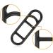 Tuserxln Bicycle Stretch Silicone Tape - 10 Adjustable Rubber Rings for LED Bike Lights & Flashlights | International Shipping - Buy Online on GoSupps.com