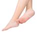 Moisturizing Silicone Gel Socks for Cracked Feet & Dry Ankles - Heel Protection & Pain Relief (Air Holes - Milk White) - Buy Online on GoSupps.com