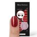 Original Miss Sophie nail foils Vampire's Kiss I 24 Ultra-D nne nail polish strips with glitter in red I for finger & toenails I stops on natural and painted acrylic gel & shellac nails Vampire's Kiss 24