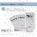 PRO-SYS Whitening Strips Kit - Sensitive Teeth Whitening Stain Remover 28 Strips for Effective Teeth Whitening - Buy Online on GoSupps.com
