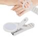 Older nail snap with a magnifying glass stainless steel adjustable fingernail toenail cutter nail snap care for older seniors baby (white)