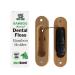 Dental Floss Charcoal Woven Thread Bamboo Holder Mint Flavor