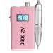 AZ GOGO Professional Nail Drill 30000 Rpm Rechargeable Portable Nail Drills for Acrylic Gel Nails - New Upgraded Electric Nail File with Pink LCD Display