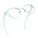 LIFEART Blu-ray glasses reading glasses for computers transparent lens headache reducing & preventing dry eyes fashion for men/women +2.25magnification samba_green