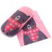 Cute children's hard case winter bear motif with microfibre cloth